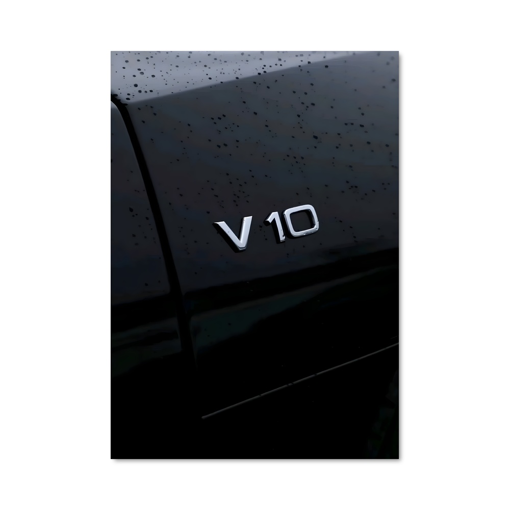 Poster V-Cross Noir